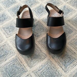 Dansko, size 37, Mary Jane clogs.
